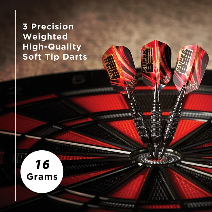 Viper Super Bee Dartpfeile mit weicher Spitze, Messing, 16 g – Bild 2