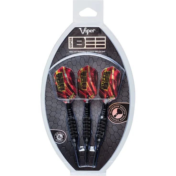 Viper Super Bee Dartpfeile mit weicher Spitze, Messing, 16 g – Bild 8