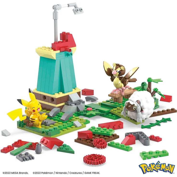 Mattel HKT21 MEGA Pokémon Windmühlen-Farm – Bild 2