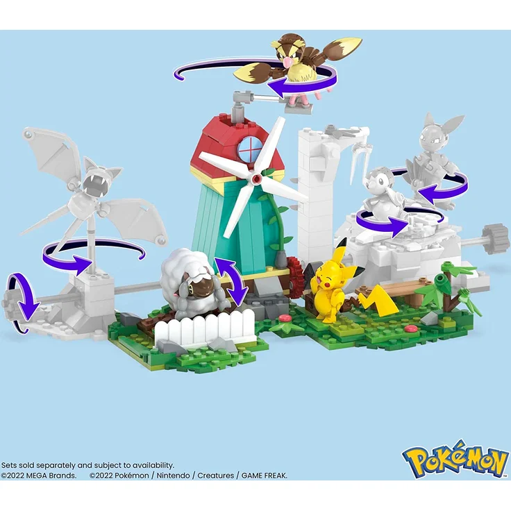 Mattel HKT21 MEGA Pokémon Windmühlen-Farm – Bild 4