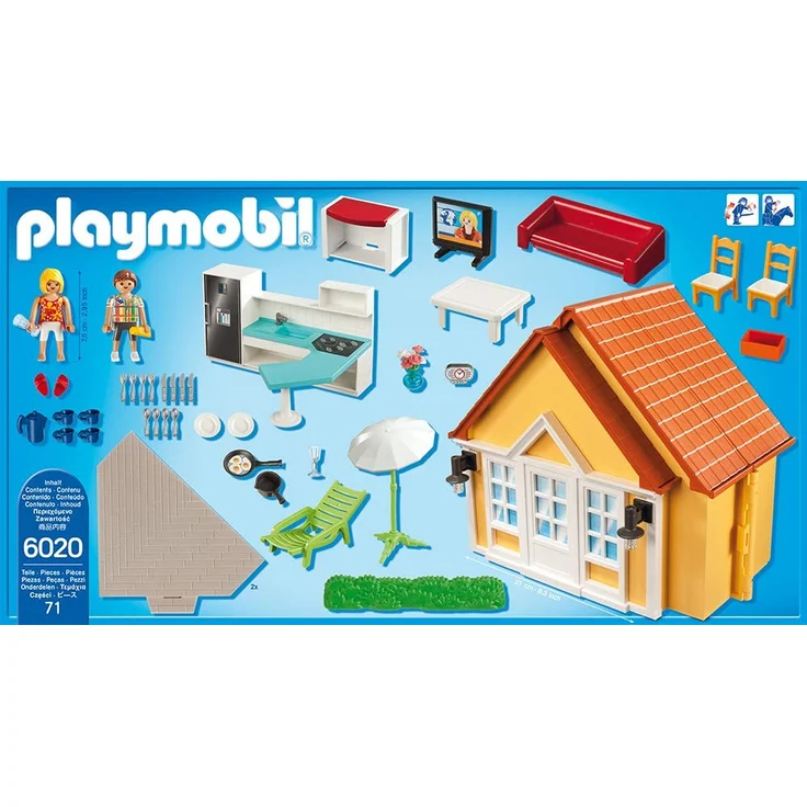 Playmobil 6020 - Aufklapp-Ferienhaus – Bild 3
