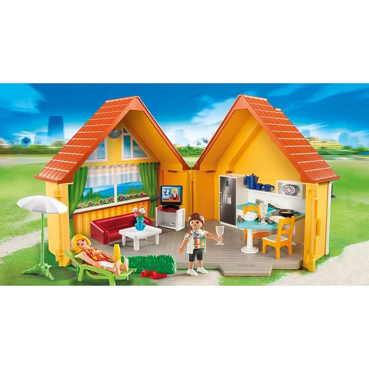 Playmobil 6020 - Aufklapp-Ferienhaus – Bild 2