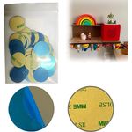 Metallplättchen für Toniefiguren mit Kleber, Klebesockel für Magnete, Metallplättchen aus Edelstahl, Dekoriere das Kinderzimmer mit Tonie-Figuren (50 Stück)