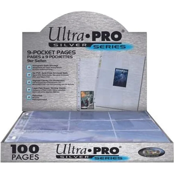 Ultra Pro 150122 - Silver Series Pages 9-Pocket, Sammelkartenzubehör