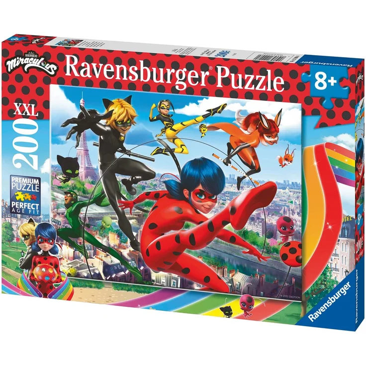 Ravensburger Puzzle 12998 - Superhelden-Power - 200 Teile XXL Miraculous Puzzle für Kinder ab 8 Jahren - Preisvergleich – Bild 2