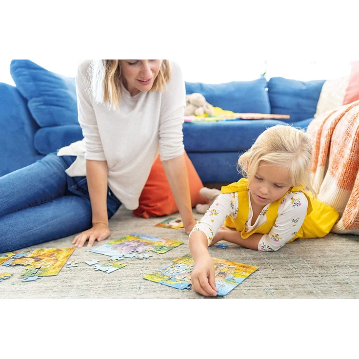 RAVENSBURGER Puzzle 2 mal 24 Teile Fröhliches Landleben – Bild 4