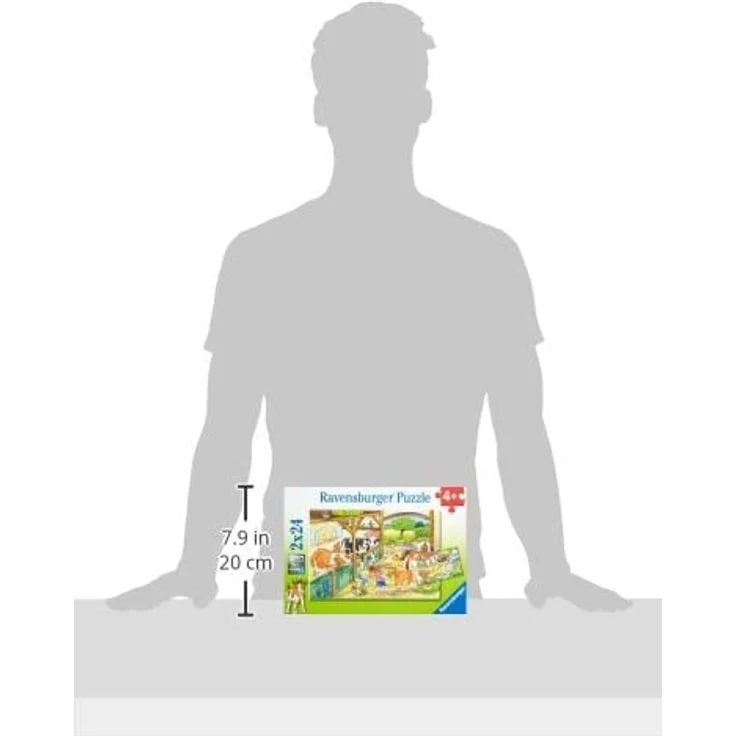 RAVENSBURGER Puzzle 2 mal 24 Teile Fröhliches Landleben – Bild 7