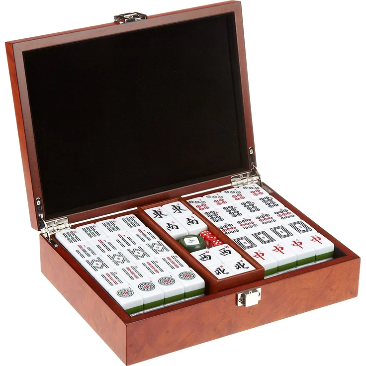 Philos 3166 - Mah Jongg, Designbox, mit arabischen Zeichen, Strategiespiel – Bild 1