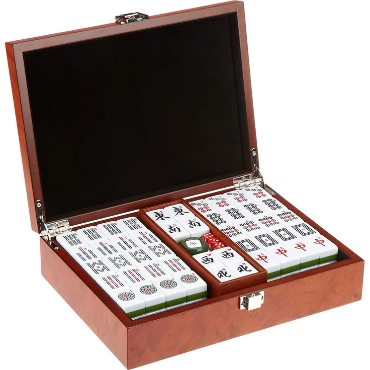 Philos 3166 - Mah Jongg, Designbox, mit arabischen Zeichen, Strategiespiel