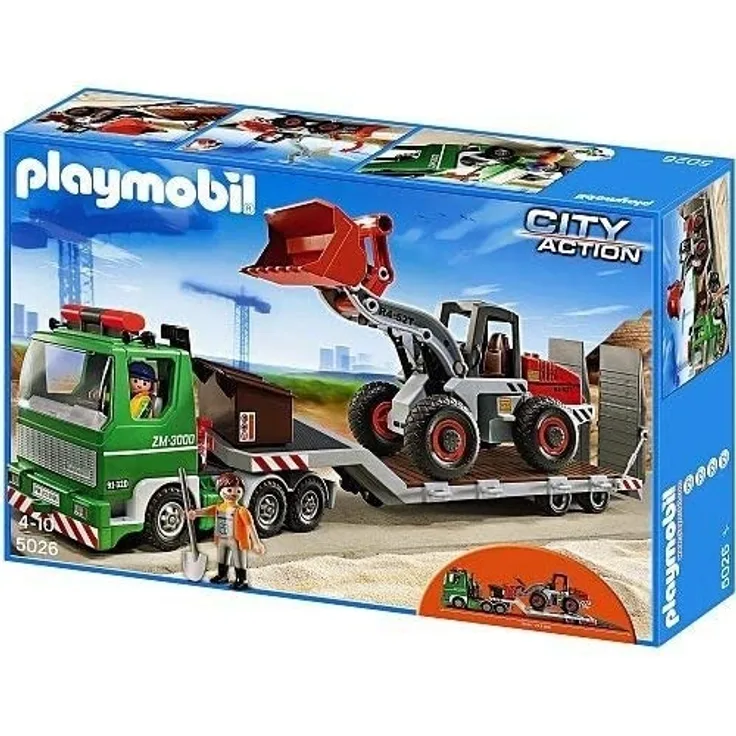 Playmobil 5026 Tieflader mit Radlader