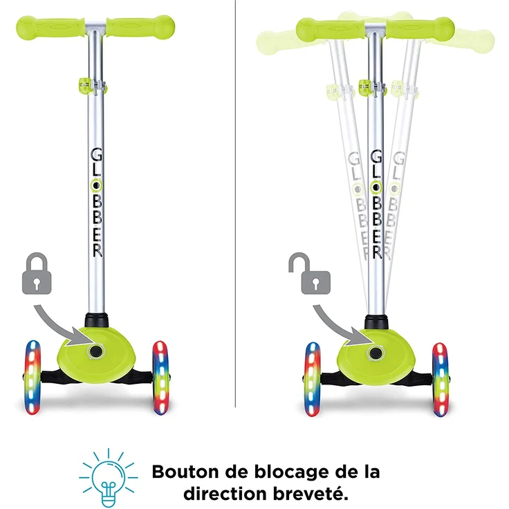 Primo Lights Junior Fußbremse Grün/Hellgrün – Bild 5