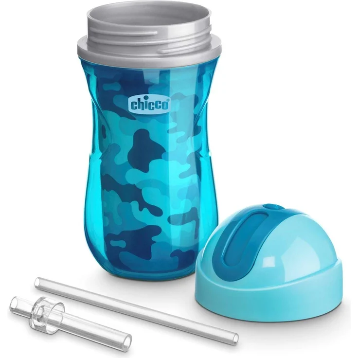 Chicco 00006991200000 Trinkbecher Sport, 14M+, 260 ML, blau – Bild 6