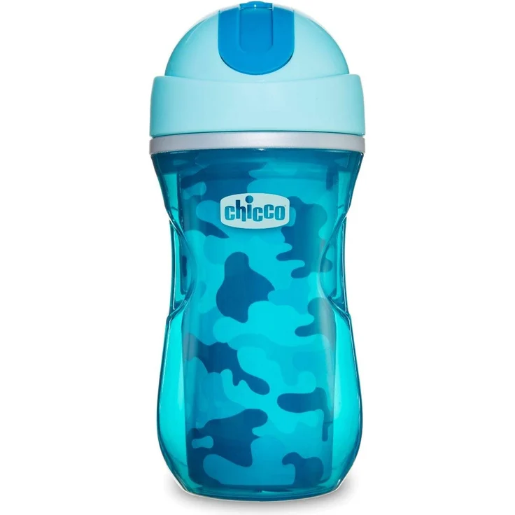 Chicco 00006991200000 Trinkbecher Sport, 14M+, 260 ML, blau – Bild 4