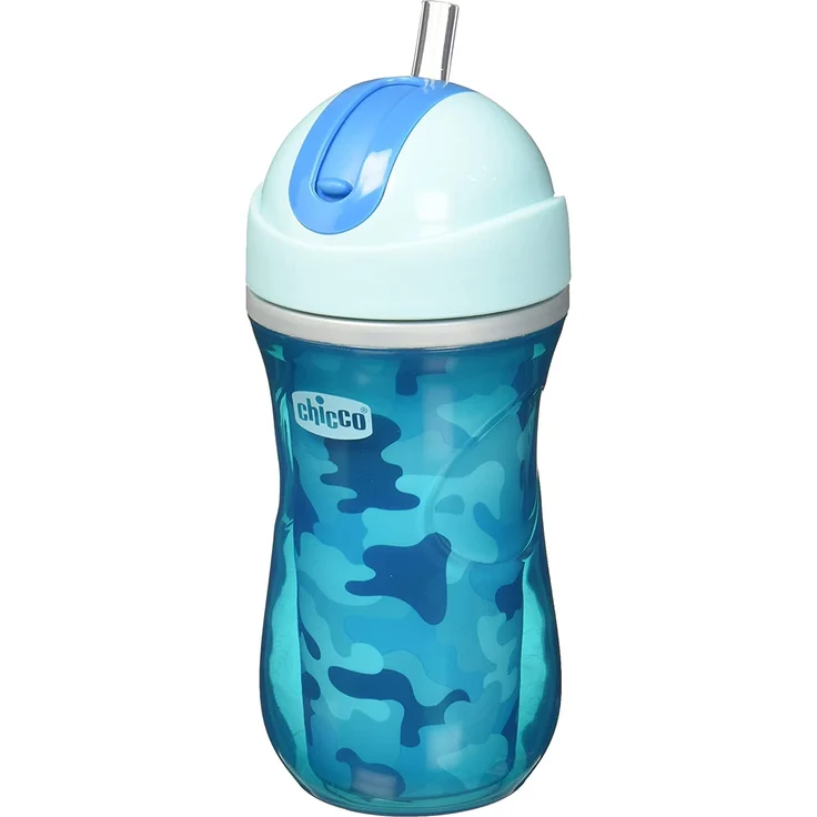 Chicco 00006991200000 Trinkbecher Sport, 14M+, 260 ML, blau – Bild 2