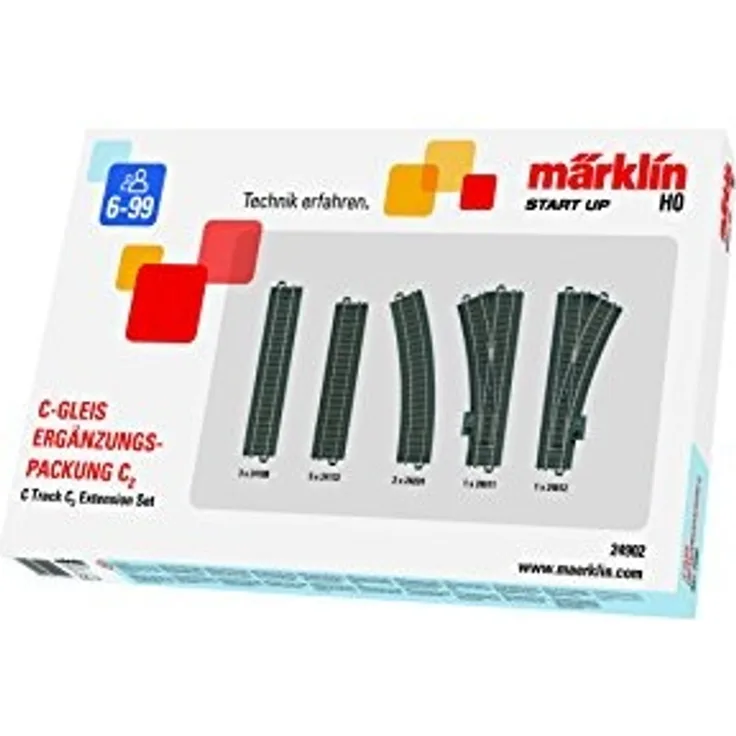 Märklin Start up 24902 - C-Gleis-Ergänzungspackung C2, Spur H0