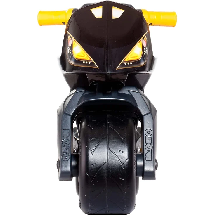 Motorrad-Aufsitz Molto Cross, ab 18 Monaten, geländegängig, Hightech-Spielzeugdekoration, löst Sich Nicht ab. Sportliches und einzigartiges Design (Schwarz - Batman) – Bild 4