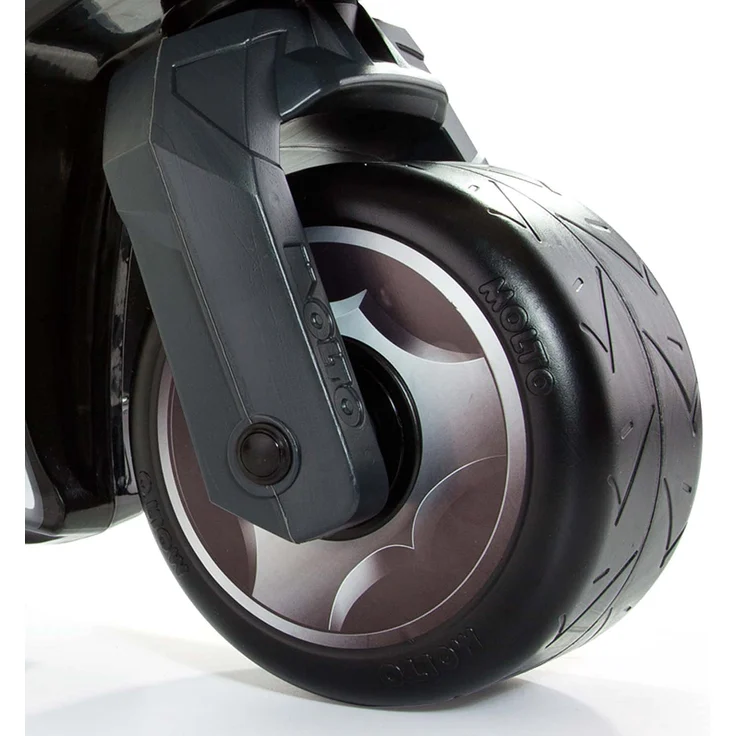 Motorrad-Aufsitz Molto Cross, ab 18 Monaten, geländegängig, Hightech-Spielzeugdekoration, löst Sich Nicht ab. Sportliches und einzigartiges Design (Schwarz - Batman) – Bild 6
