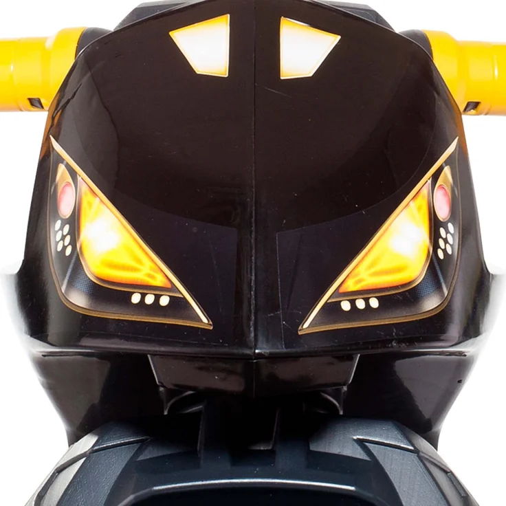 Motorrad-Aufsitz Molto Cross, ab 18 Monaten, geländegängig, Hightech-Spielzeugdekoration, löst Sich Nicht ab. Sportliches und einzigartiges Design (Schwarz - Batman) – Bild 5