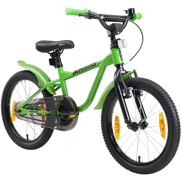 Löwenrad Kinderfahrrad 18 Zoll - Grün