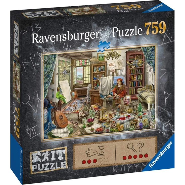 Ravensburger Puzzle 759 Teile Exit Das Künstleratelier – Bild 2