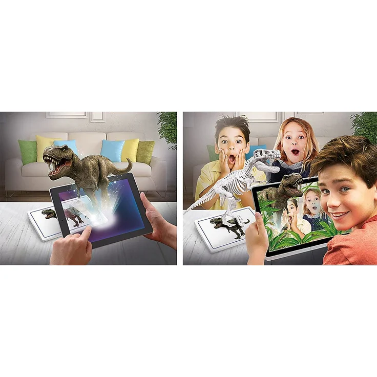 Clementoni 69404 Galileo Science - Ausgrabungs-Set T-Rex, Ausgraben von Dinosaurier-Fossilien mit Hammer & Meißel, für kleine Forscher, Spielzeug für Kinder ab 7 Jahren – Bild 5