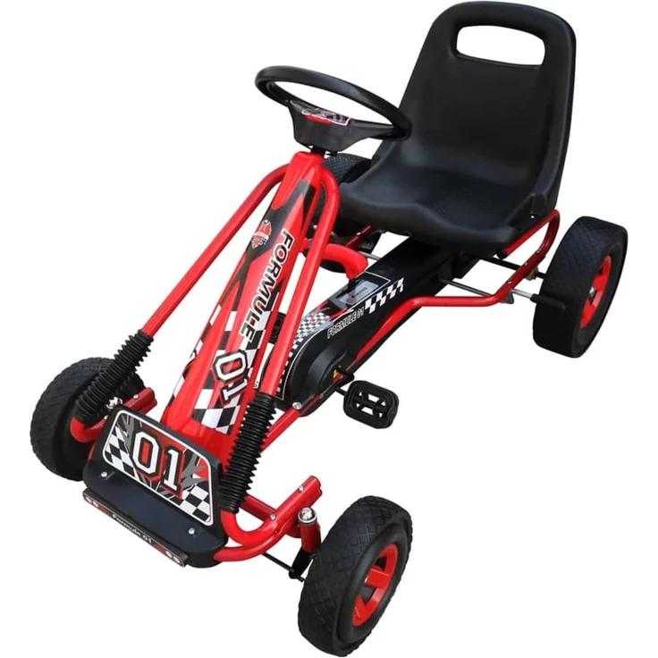 Go Kart Rot 96 x 60 x 56 cm – Bild 1