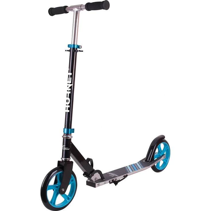 Hudora 'Hornet 200' Scooter, ab 5 Jahren, höhenverstellbar bis 101 cm, klappbar, max. belastbar bis 100 kg, blau – Bild 2