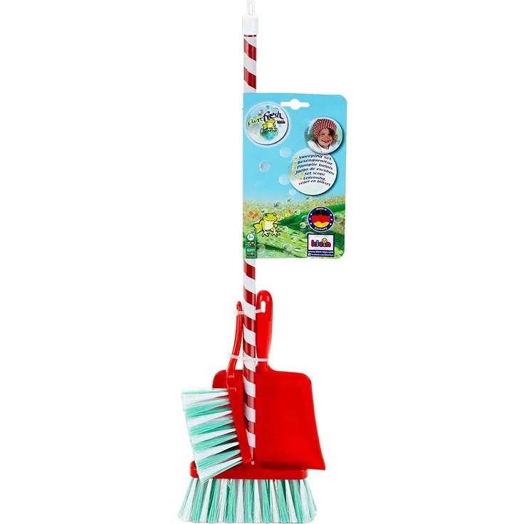 Theo Klein 6201 Besen Set mit Motiv Zuckerstange, 3-teilig, Multicolor