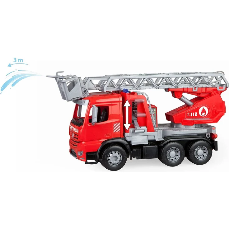 feuerwehrauto Jungen 49 x 19,5 x 30,5 cm rot/schwarz – Bild 4