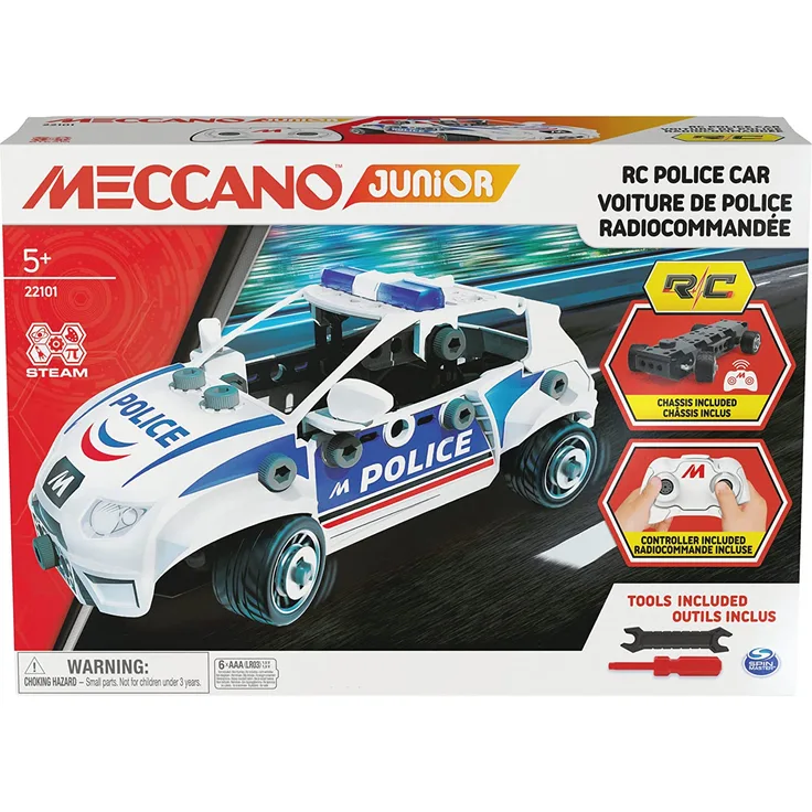 Meccano JR RC Polizeiauto