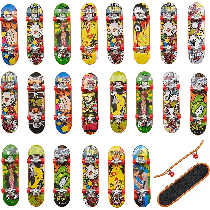 finger-Skateboard junior 9,5 x 2,5 cm 24 Stück