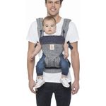 ERGObaby Babytrage bis 20kg, 360 Star Dust 4-Positionen Baby-Tragesystem, Kindertrage Rückentrage Bauchtrage