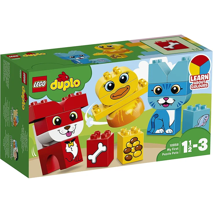 LEGO Duplo 10858 - Meine ersten Tiere, Farben lernen, Steine für Kleinkinder – Bild 1