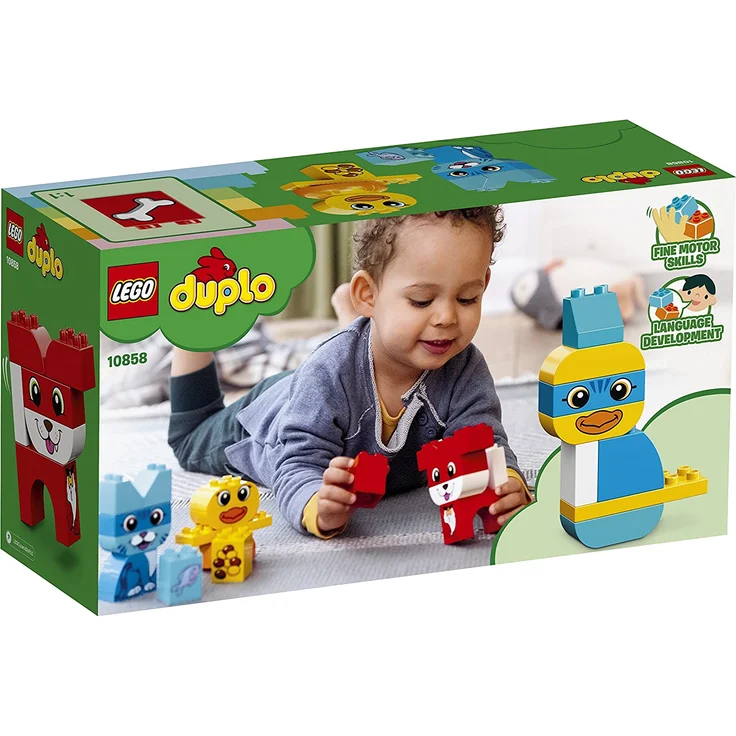 LEGO Duplo 10858 - Meine ersten Tiere, Farben lernen, Steine für Kleinkinder – Bild 6