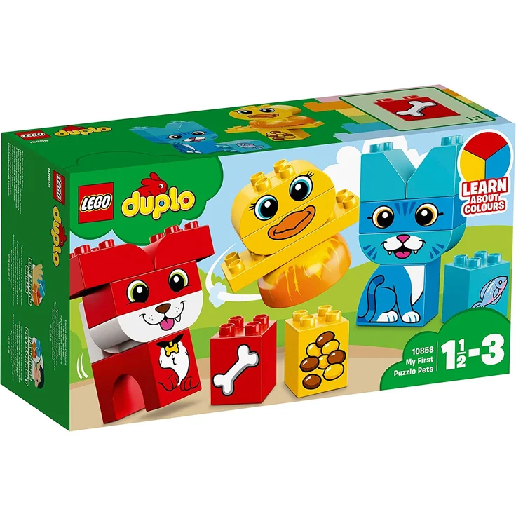 LEGO Duplo 10858 - Meine ersten Tiere, Farben lernen, Steine für Kleinkinder – Bild 8
