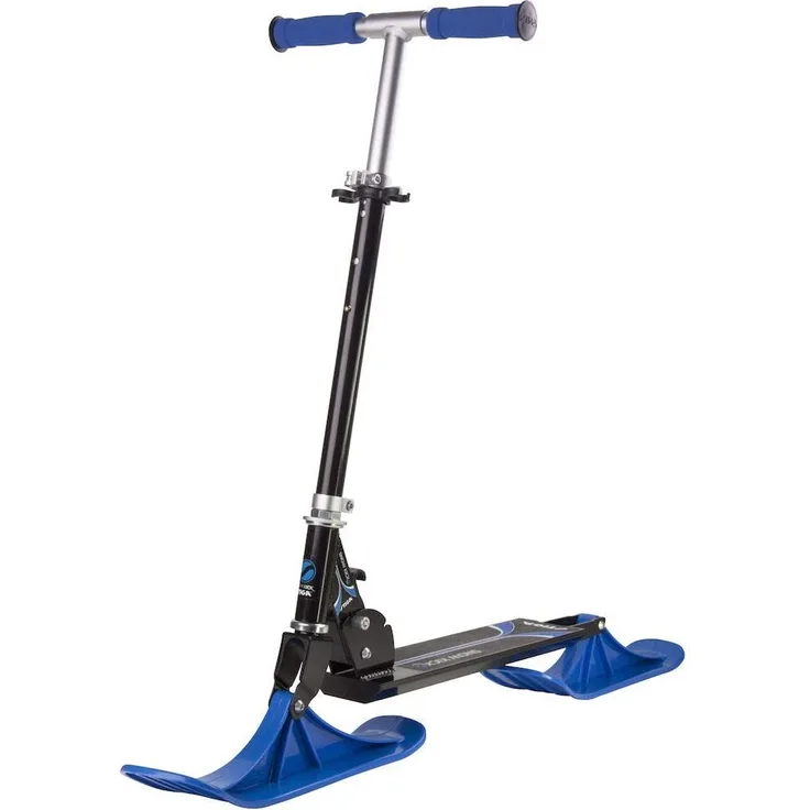 Stiga 'Snow Kick' Schneescooter, Schneebike, schwarz/blau, hochwertige Konstruktion, klappbar und höhenverstellbar, griffsicherer Lenker, ab 5 Jahren
