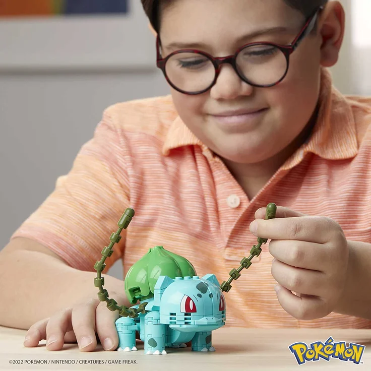 Mattel GVK83 Mega Construx Pokémon Medium Bulbasaur – Bild 3