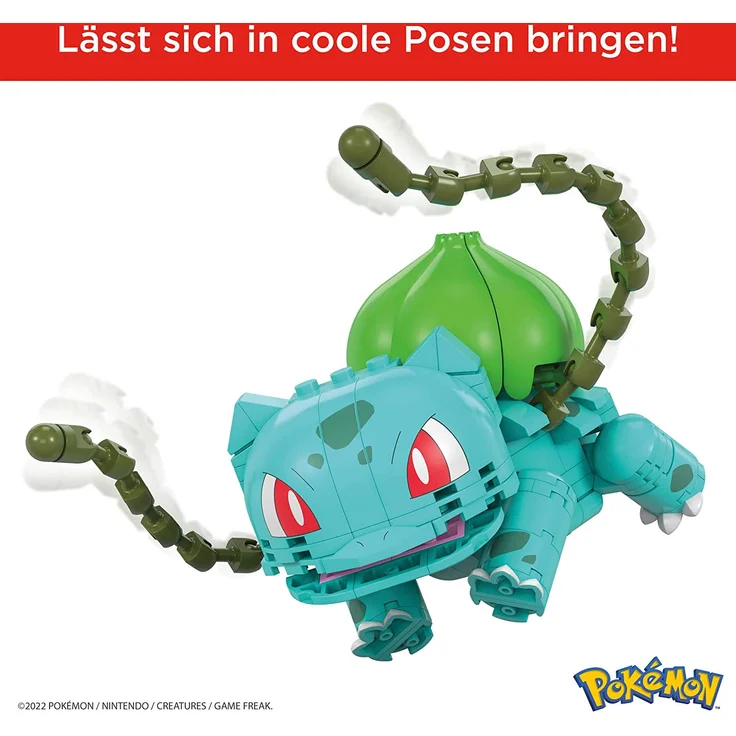 Mattel GVK83 Mega Construx Pokémon Medium Bulbasaur – Bild 5