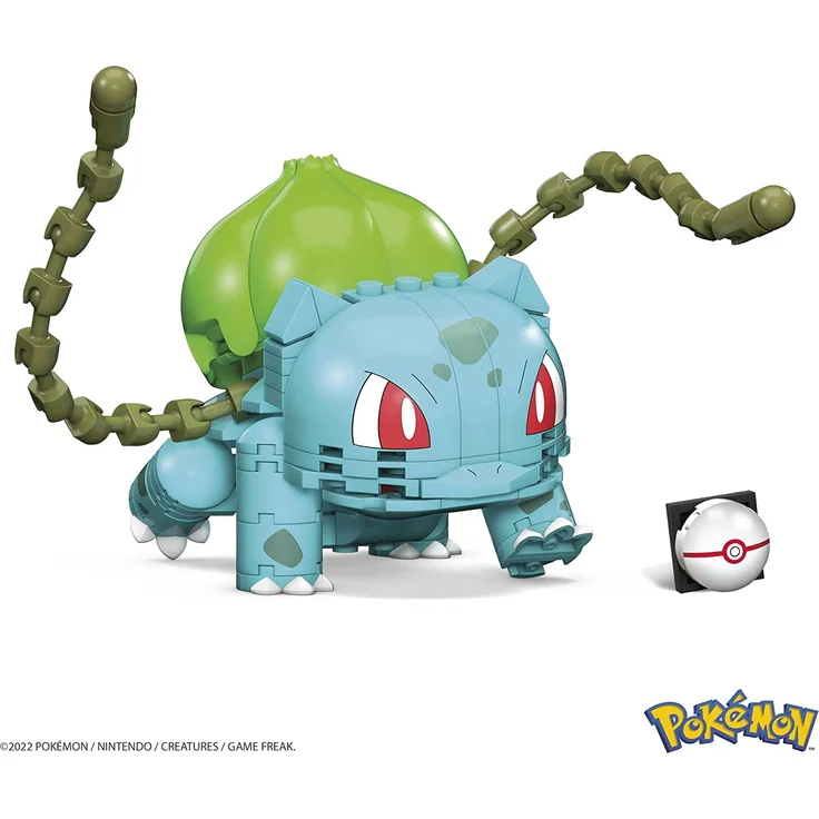 Mattel GVK83 Mega Construx Pokémon Medium Bulbasaur – Bild 2