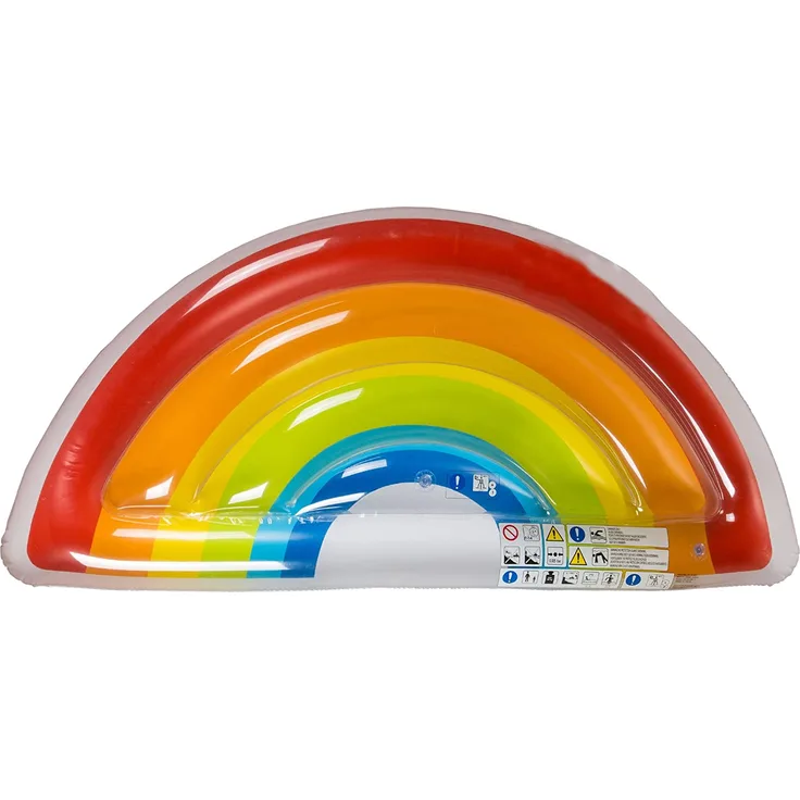 Out of the blue 91/4185 Aufblasbare Luftmatratze, Regenbogen, One Size