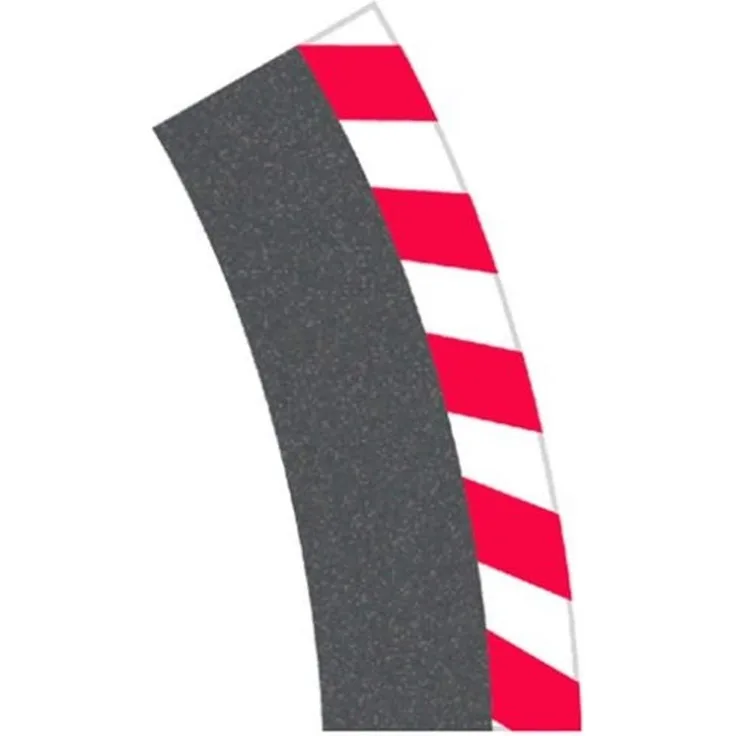 Carrera Exclusiv/ Evolution Aussenrandstreifen Steilkurve 1/ 30° , 6 Stück, Endstücke 2 Stück