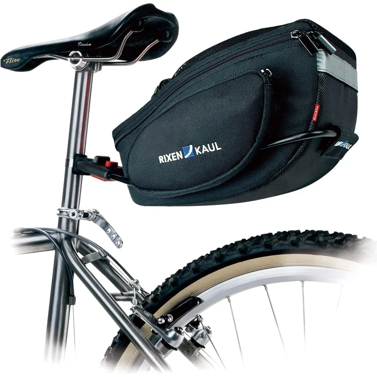 KLICKfix Contour Magnum Satteltasche schwarz Fahrradtasche – Bild 6