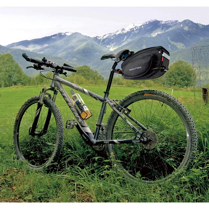 KLICKfix Contour Magnum Satteltasche schwarz Fahrradtasche – Bild 7