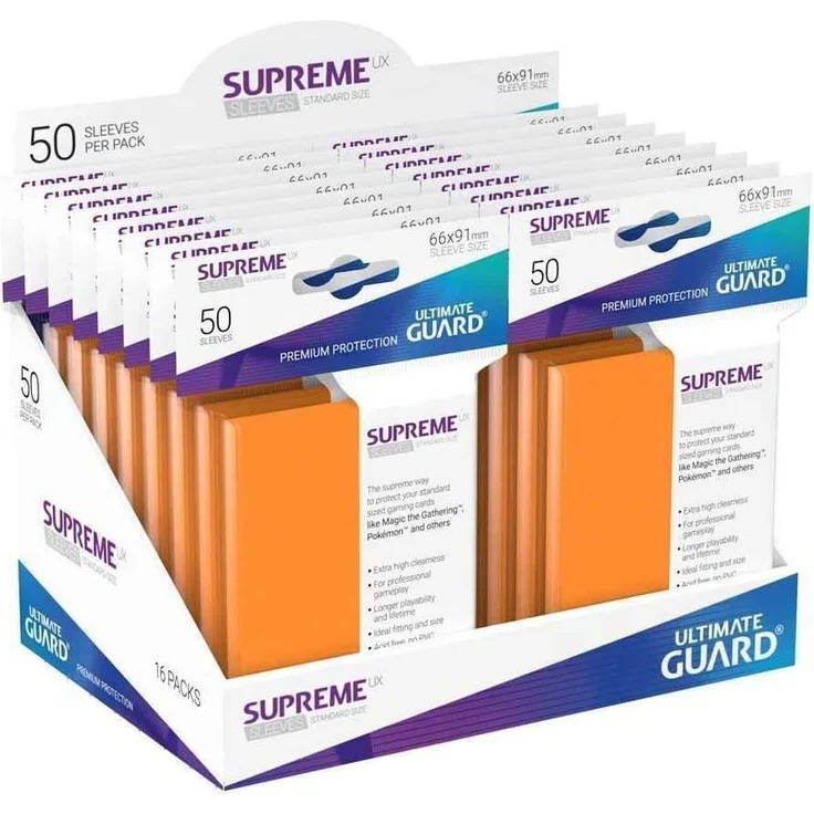 Ultimate Guard UGD010804 Supreme UX Sleeves, Orange, Standardgröße - Preisvergleich – Bild 4