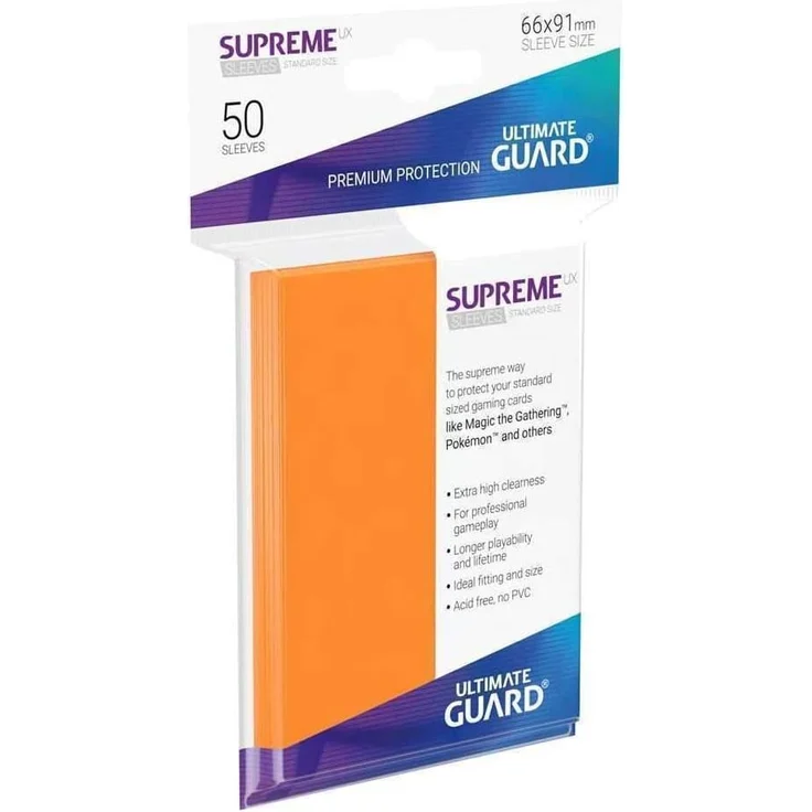 Ultimate Guard UGD010804 Supreme UX Sleeves, Orange, Standardgröße - Preisvergleich – Bild 2