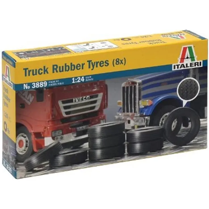 Italeri 510003889 - 1:24 LKW-Reifen, 8 Stück