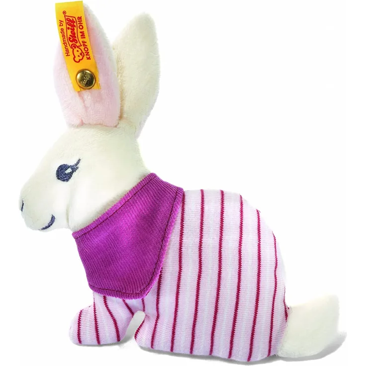 Steiff 237539 - Hoppi Häschen Rassel, 15 cm