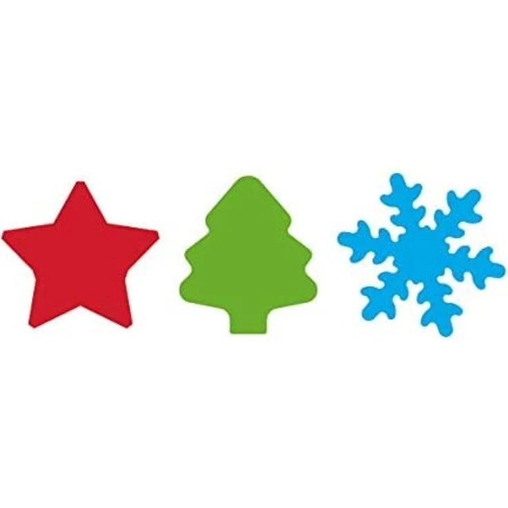 Bringmann Max 7009 - Motivstanzer Schneeflocke/Stern/Tanne – Bild 2