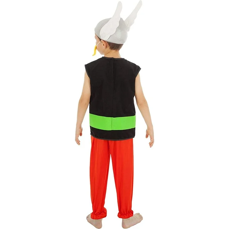 Chaks Kostüm – Lizenz Asterix 9-teilig, Boys CS805301/128, 128 cm – Bild 2