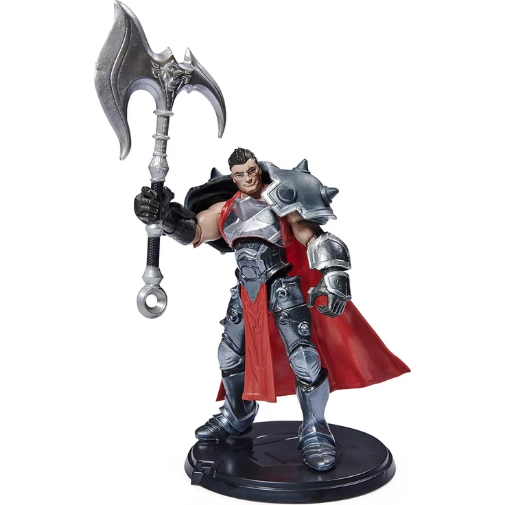 Spin Master League of Legends - 10cm Darius Actionfigur mit Axt und Ausstellungssockel – Bild 2